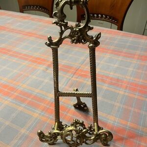 Ornate Gold Metal Display Stand